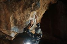 Bouldering in Hueco Tanks on 12/01/2018 with Blue Lizard Climbing and Yoga

Filename: SRM_20181201_1618510.jpg
Aperture: f/8.0
Shutter Speed: 1/250
Body: Canon EOS-1D Mark II
Lens: Canon EF 16-35mm f/2.8 L