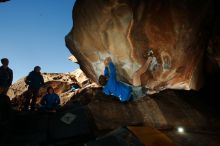 Bouldering in Hueco Tanks on 12/01/2018 with Blue Lizard Climbing and Yoga

Filename: SRM_20181201_1623000.jpg
Aperture: f/8.0
Shutter Speed: 1/250
Body: Canon EOS-1D Mark II
Lens: Canon EF 16-35mm f/2.8 L