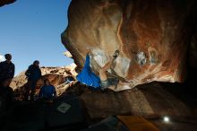 Bouldering in Hueco Tanks on 12/01/2018 with Blue Lizard Climbing and Yoga

Filename: SRM_20181201_1623070.jpg
Aperture: f/8.0
Shutter Speed: 1/250
Body: Canon EOS-1D Mark II
Lens: Canon EF 16-35mm f/2.8 L