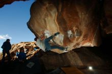 Bouldering in Hueco Tanks on 12/01/2018 with Blue Lizard Climbing and Yoga

Filename: SRM_20181201_1624500.jpg
Aperture: f/8.0
Shutter Speed: 1/250
Body: Canon EOS-1D Mark II
Lens: Canon EF 16-35mm f/2.8 L