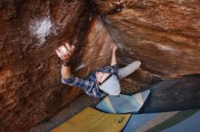 Bouldering in Hueco Tanks on 12/01/2018 with Blue Lizard Climbing and Yoga

Filename: SRM_20181201_1649050.jpg
Aperture: f/4.5
Shutter Speed: 1/200
Body: Canon EOS-1D Mark II
Lens: Canon EF 16-35mm f/2.8 L