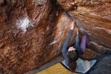 Bouldering in Hueco Tanks on 12/01/2018 with Blue Lizard Climbing and Yoga

Filename: SRM_20181201_1650300.jpg
Aperture: f/3.2
Shutter Speed: 1/250
Body: Canon EOS-1D Mark II
Lens: Canon EF 16-35mm f/2.8 L