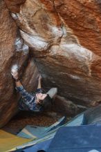 Bouldering in Hueco Tanks on 12/01/2018 with Blue Lizard Climbing and Yoga

Filename: SRM_20181201_1716220.jpg
Aperture: f/3.2
Shutter Speed: 1/250
Body: Canon EOS-1D Mark II
Lens: Canon EF 50mm f/1.8 II