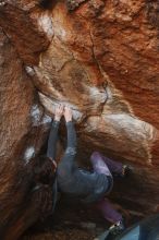 Bouldering in Hueco Tanks on 12/01/2018 with Blue Lizard Climbing and Yoga

Filename: SRM_20181201_1716410.jpg
Aperture: f/3.5
Shutter Speed: 1/250
Body: Canon EOS-1D Mark II
Lens: Canon EF 50mm f/1.8 II