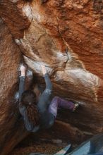 Bouldering in Hueco Tanks on 12/01/2018 with Blue Lizard Climbing and Yoga

Filename: SRM_20181201_1716460.jpg
Aperture: f/3.5
Shutter Speed: 1/250
Body: Canon EOS-1D Mark II
Lens: Canon EF 50mm f/1.8 II