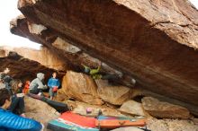 Bouldering in Hueco Tanks on 12/01/2018 with Blue Lizard Climbing and Yoga

Filename: SRM_20181201_1752420.jpg
Aperture: f/4.0
Shutter Speed: 1/250
Body: Canon EOS-1D Mark II
Lens: Canon EF 16-35mm f/2.8 L