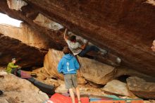 Bouldering in Hueco Tanks on 12/01/2018 with Blue Lizard Climbing and Yoga

Filename: SRM_20181201_1800490.jpg
Aperture: f/3.5
Shutter Speed: 1/200
Body: Canon EOS-1D Mark II
Lens: Canon EF 16-35mm f/2.8 L