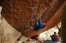 Bouldering in Hueco Tanks on 12/01/2018 with Blue Lizard Climbing and Yoga

Filename: SRM_20181201_1805350.jpg
Aperture: f/2.8
Shutter Speed: 1/100
Body: Canon EOS-1D Mark II
Lens: Canon EF 16-35mm f/2.8 L