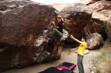 Bouldering in Hueco Tanks on 12/02/2018 with Blue Lizard Climbing and Yoga

Filename: SRM_20181202_1049480.jpg
Aperture: f/5.6
Shutter Speed: 1/250
Body: Canon EOS-1D Mark II
Lens: Canon EF 16-35mm f/2.8 L