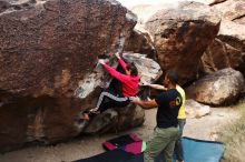 Bouldering in Hueco Tanks on 12/02/2018 with Blue Lizard Climbing and Yoga

Filename: SRM_20181202_1053000.jpg
Aperture: f/5.0
Shutter Speed: 1/250
Body: Canon EOS-1D Mark II
Lens: Canon EF 16-35mm f/2.8 L