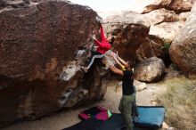 Bouldering in Hueco Tanks on 12/02/2018 with Blue Lizard Climbing and Yoga

Filename: SRM_20181202_1053220.jpg
Aperture: f/5.6
Shutter Speed: 1/250
Body: Canon EOS-1D Mark II
Lens: Canon EF 16-35mm f/2.8 L