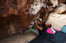 Bouldering in Hueco Tanks on 12/02/2018 with Blue Lizard Climbing and Yoga

Filename: SRM_20181202_1054330.jpg
Aperture: f/4.5
Shutter Speed: 1/250
Body: Canon EOS-1D Mark II
Lens: Canon EF 16-35mm f/2.8 L