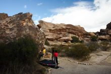 Bouldering in Hueco Tanks on 12/02/2018 with Blue Lizard Climbing and Yoga

Filename: SRM_20181202_1108310.jpg
Aperture: f/5.6
Shutter Speed: 1/250
Body: Canon EOS-1D Mark II
Lens: Canon EF 16-35mm f/2.8 L