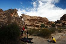 Bouldering in Hueco Tanks on 12/02/2018 with Blue Lizard Climbing and Yoga

Filename: SRM_20181202_1110210.jpg
Aperture: f/6.3
Shutter Speed: 1/250
Body: Canon EOS-1D Mark II
Lens: Canon EF 16-35mm f/2.8 L