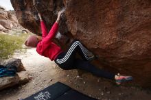 Bouldering in Hueco Tanks on 12/02/2018 with Blue Lizard Climbing and Yoga

Filename: SRM_20181202_1401270.jpg
Aperture: f/7.1
Shutter Speed: 1/250
Body: Canon EOS-1D Mark II
Lens: Canon EF 16-35mm f/2.8 L