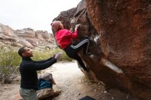 Bouldering in Hueco Tanks on 12/02/2018 with Blue Lizard Climbing and Yoga

Filename: SRM_20181202_1401540.jpg
Aperture: f/6.3
Shutter Speed: 1/250
Body: Canon EOS-1D Mark II
Lens: Canon EF 16-35mm f/2.8 L