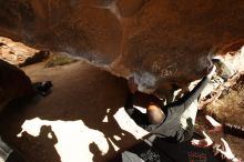Bouldering in Hueco Tanks on 12/02/2018 with Blue Lizard Climbing and Yoga

Filename: SRM_20181202_1427230.jpg
Aperture: f/9.0
Shutter Speed: 1/250
Body: Canon EOS-1D Mark II
Lens: Canon EF 16-35mm f/2.8 L