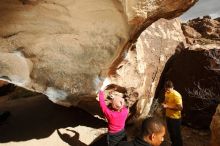 Bouldering in Hueco Tanks on 12/02/2018 with Blue Lizard Climbing and Yoga

Filename: SRM_20181202_1433560.jpg
Aperture: f/8.0
Shutter Speed: 1/250
Body: Canon EOS-1D Mark II
Lens: Canon EF 16-35mm f/2.8 L