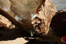 Bouldering in Hueco Tanks on 12/02/2018 with Blue Lizard Climbing and Yoga

Filename: SRM_20181202_1437590.jpg
Aperture: f/8.0
Shutter Speed: 1/250
Body: Canon EOS-1D Mark II
Lens: Canon EF 16-35mm f/2.8 L