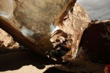 Bouldering in Hueco Tanks on 12/02/2018 with Blue Lizard Climbing and Yoga

Filename: SRM_20181202_1438050.jpg
Aperture: f/8.0
Shutter Speed: 1/250
Body: Canon EOS-1D Mark II
Lens: Canon EF 16-35mm f/2.8 L
