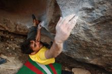 Bouldering in Hueco Tanks on 12/02/2018 with Blue Lizard Climbing and Yoga

Filename: SRM_20181202_1741020.jpg
Aperture: f/4.0
Shutter Speed: 1/200
Body: Canon EOS-1D Mark II
Lens: Canon EF 16-35mm f/2.8 L