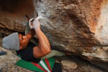 Bouldering in Hueco Tanks on 12/02/2018 with Blue Lizard Climbing and Yoga

Filename: SRM_20181202_1743051.jpg
Aperture: f/4.0
Shutter Speed: 1/200
Body: Canon EOS-1D Mark II
Lens: Canon EF 16-35mm f/2.8 L