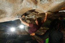 Bouldering in Hueco Tanks on 12/08/2018 with Blue Lizard Climbing and Yoga

Filename: SRM_20181208_1121030.jpg
Aperture: f/8.0
Shutter Speed: 1/250
Body: Canon EOS-1D Mark II
Lens: Canon EF 16-35mm f/2.8 L