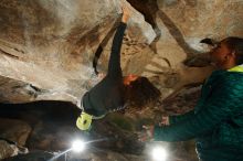 Bouldering in Hueco Tanks on 12/08/2018 with Blue Lizard Climbing and Yoga

Filename: SRM_20181208_1126380.jpg
Aperture: f/8.0
Shutter Speed: 1/250
Body: Canon EOS-1D Mark II
Lens: Canon EF 16-35mm f/2.8 L