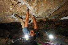 Bouldering in Hueco Tanks on 12/08/2018 with Blue Lizard Climbing and Yoga

Filename: SRM_20181208_1144480.jpg
Aperture: f/8.0
Shutter Speed: 1/250
Body: Canon EOS-1D Mark II
Lens: Canon EF 16-35mm f/2.8 L