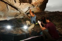 Bouldering in Hueco Tanks on 12/08/2018 with Blue Lizard Climbing and Yoga

Filename: SRM_20181208_1145160.jpg
Aperture: f/8.0
Shutter Speed: 1/250
Body: Canon EOS-1D Mark II
Lens: Canon EF 16-35mm f/2.8 L