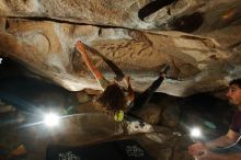 Bouldering in Hueco Tanks on 12/08/2018 with Blue Lizard Climbing and Yoga

Filename: SRM_20181208_1148430.jpg
Aperture: f/8.0
Shutter Speed: 1/250
Body: Canon EOS-1D Mark II
Lens: Canon EF 16-35mm f/2.8 L