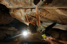 Bouldering in Hueco Tanks on 12/08/2018 with Blue Lizard Climbing and Yoga

Filename: SRM_20181208_1148470.jpg
Aperture: f/8.0
Shutter Speed: 1/250
Body: Canon EOS-1D Mark II
Lens: Canon EF 16-35mm f/2.8 L