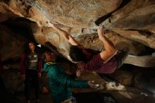 Bouldering in Hueco Tanks on 12/08/2018 with Blue Lizard Climbing and Yoga

Filename: SRM_20181208_1150160.jpg
Aperture: f/8.0
Shutter Speed: 1/250
Body: Canon EOS-1D Mark II
Lens: Canon EF 16-35mm f/2.8 L