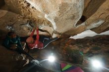 Bouldering in Hueco Tanks on 12/08/2018 with Blue Lizard Climbing and Yoga

Filename: SRM_20181208_1152550.jpg
Aperture: f/8.0
Shutter Speed: 1/250
Body: Canon EOS-1D Mark II
Lens: Canon EF 16-35mm f/2.8 L