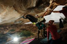 Bouldering in Hueco Tanks on 12/08/2018 with Blue Lizard Climbing and Yoga

Filename: SRM_20181208_1202000.jpg
Aperture: f/8.0
Shutter Speed: 1/250
Body: Canon EOS-1D Mark II
Lens: Canon EF 16-35mm f/2.8 L