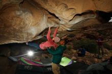 Bouldering in Hueco Tanks on 12/08/2018 with Blue Lizard Climbing and Yoga

Filename: SRM_20181208_1218230.jpg
Aperture: f/8.0
Shutter Speed: 1/200
Body: Canon EOS-1D Mark II
Lens: Canon EF 16-35mm f/2.8 L