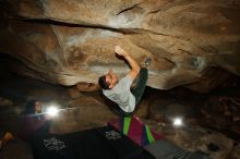 Bouldering in Hueco Tanks on 12/08/2018 with Blue Lizard Climbing and Yoga

Filename: SRM_20181208_1224320.jpg
Aperture: f/8.0
Shutter Speed: 1/200
Body: Canon EOS-1D Mark II
Lens: Canon EF 16-35mm f/2.8 L