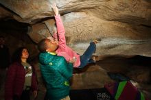 Bouldering in Hueco Tanks on 12/08/2018 with Blue Lizard Climbing and Yoga

Filename: SRM_20181208_1229550.jpg
Aperture: f/8.0
Shutter Speed: 1/200
Body: Canon EOS-1D Mark II
Lens: Canon EF 16-35mm f/2.8 L