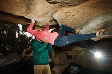 Bouldering in Hueco Tanks on 12/08/2018 with Blue Lizard Climbing and Yoga

Filename: SRM_20181208_1230000.jpg
Aperture: f/8.0
Shutter Speed: 1/200
Body: Canon EOS-1D Mark II
Lens: Canon EF 16-35mm f/2.8 L