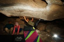Bouldering in Hueco Tanks on 12/08/2018 with Blue Lizard Climbing and Yoga

Filename: SRM_20181208_1239420.jpg
Aperture: f/8.0
Shutter Speed: 1/200
Body: Canon EOS-1D Mark II
Lens: Canon EF 16-35mm f/2.8 L