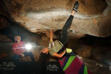 Bouldering in Hueco Tanks on 12/08/2018 with Blue Lizard Climbing and Yoga

Filename: SRM_20181208_1240080.jpg
Aperture: f/8.0
Shutter Speed: 1/200
Body: Canon EOS-1D Mark II
Lens: Canon EF 16-35mm f/2.8 L