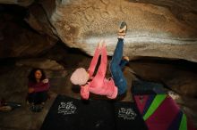 Bouldering in Hueco Tanks on 12/08/2018 with Blue Lizard Climbing and Yoga

Filename: SRM_20181208_1243300.jpg
Aperture: f/8.0
Shutter Speed: 1/200
Body: Canon EOS-1D Mark II
Lens: Canon EF 16-35mm f/2.8 L