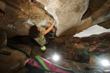 Bouldering in Hueco Tanks on 12/08/2018 with Blue Lizard Climbing and Yoga

Filename: SRM_20181208_1248140.jpg
Aperture: f/8.0
Shutter Speed: 1/200
Body: Canon EOS-1D Mark II
Lens: Canon EF 16-35mm f/2.8 L