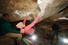 Bouldering in Hueco Tanks on 12/08/2018 with Blue Lizard Climbing and Yoga

Filename: SRM_20181208_1255010.jpg
Aperture: f/8.0
Shutter Speed: 1/200
Body: Canon EOS-1D Mark II
Lens: Canon EF 16-35mm f/2.8 L