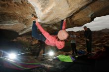 Bouldering in Hueco Tanks on 12/08/2018 with Blue Lizard Climbing and Yoga

Filename: SRM_20181208_1255160.jpg
Aperture: f/8.0
Shutter Speed: 1/200
Body: Canon EOS-1D Mark II
Lens: Canon EF 16-35mm f/2.8 L