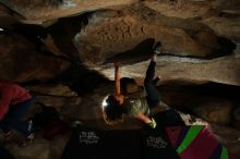 Bouldering in Hueco Tanks on 12/08/2018 with Blue Lizard Climbing and Yoga

Filename: SRM_20181208_1313580.jpg
Aperture: f/8.0
Shutter Speed: 1/200
Body: Canon EOS-1D Mark II
Lens: Canon EF 16-35mm f/2.8 L
