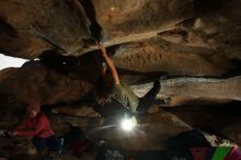 Bouldering in Hueco Tanks on 12/08/2018 with Blue Lizard Climbing and Yoga

Filename: SRM_20181208_1314100.jpg
Aperture: f/8.0
Shutter Speed: 1/200
Body: Canon EOS-1D Mark II
Lens: Canon EF 16-35mm f/2.8 L