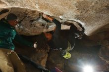 Bouldering in Hueco Tanks on 12/08/2018 with Blue Lizard Climbing and Yoga

Filename: SRM_20181208_1344180.jpg
Aperture: f/8.0
Shutter Speed: 1/200
Body: Canon EOS-1D Mark II
Lens: Canon EF 16-35mm f/2.8 L