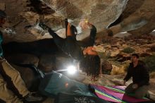 Bouldering in Hueco Tanks on 12/08/2018 with Blue Lizard Climbing and Yoga

Filename: SRM_20181208_1348380.jpg
Aperture: f/8.0
Shutter Speed: 1/250
Body: Canon EOS-1D Mark II
Lens: Canon EF 16-35mm f/2.8 L