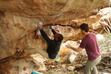 Bouldering in Hueco Tanks on 12/08/2018 with Blue Lizard Climbing and Yoga

Filename: SRM_20181208_1418210.jpg
Aperture: f/4.5
Shutter Speed: 1/250
Body: Canon EOS-1D Mark II
Lens: Canon EF 50mm f/1.8 II